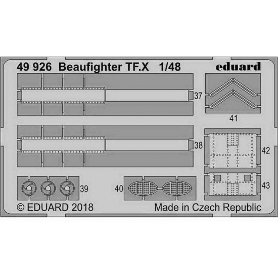 1/48 Beaufighter TF.X Detail Set (PE) for Revell kits
