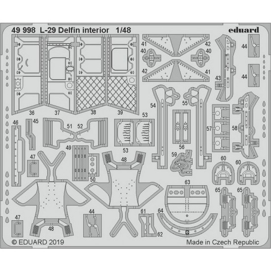 1/48 Aero L-29 Delfin Interior Detail Set for AMK kits