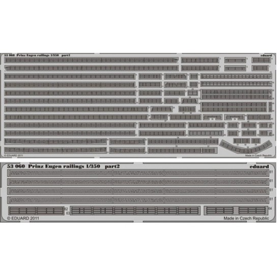1/350 German Cruiser Prinz Eugen Photo-etched Railings for Trumpeter kit