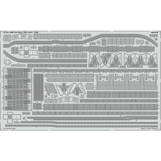 1/350 HMS Ark Royal 1939 Aircraft Carrier Detail Parts for I Love Kit kits