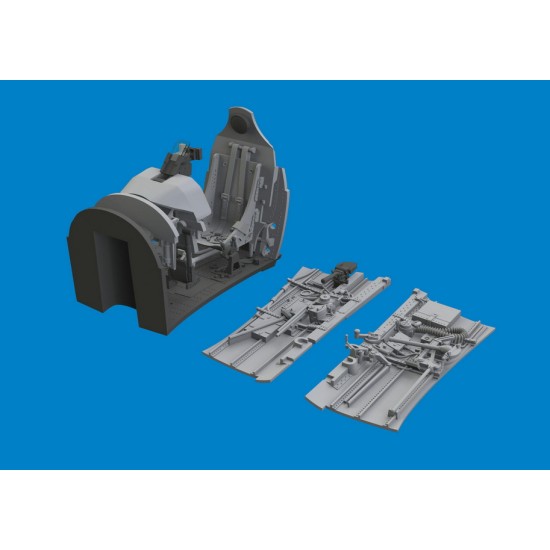 1/48 Curtiss P-40N Cockpit for Eduard kits
