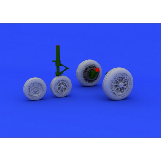 1/48 Lockheed F-104 Starfighter Undercarriage Wheels Late Version for Hasegawa kit