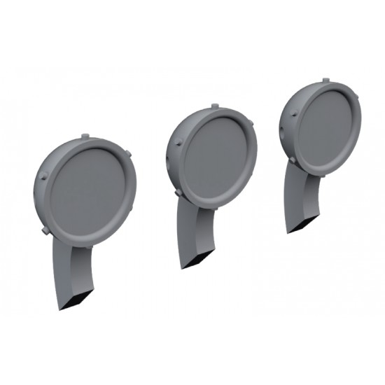 1/48 P-51D Rear View Mirrors Brassin Set for Airfix
