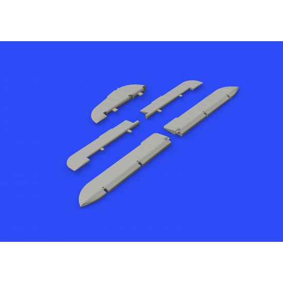1/48 Fw 190A Control Surfaces (early) Brassin set for Eduard kits