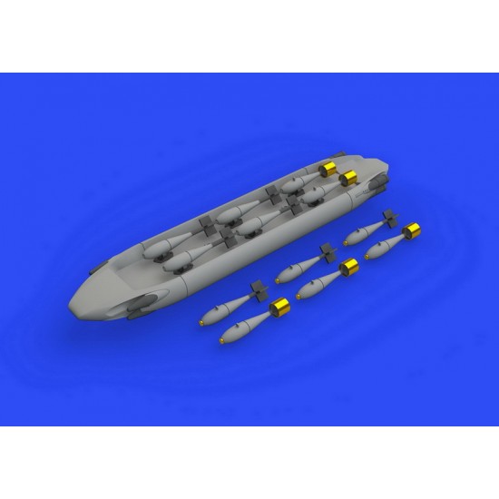 1/48 SUU-20 Dispenser w/BDU-33 & Mk.76 Bombs Detail Set