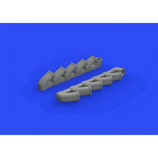 1/48 Ilyushin Il-2 Exhaust Stacks Detail Set for Tamiya kits