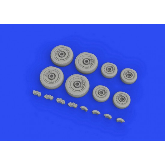 1/48 Boeing CH-47A Chinook Wheels for HobbyBoss kits