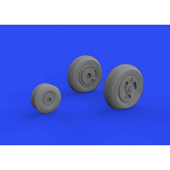 1/48 de Havilland Vampire F.3 Wheels for Airfix kits