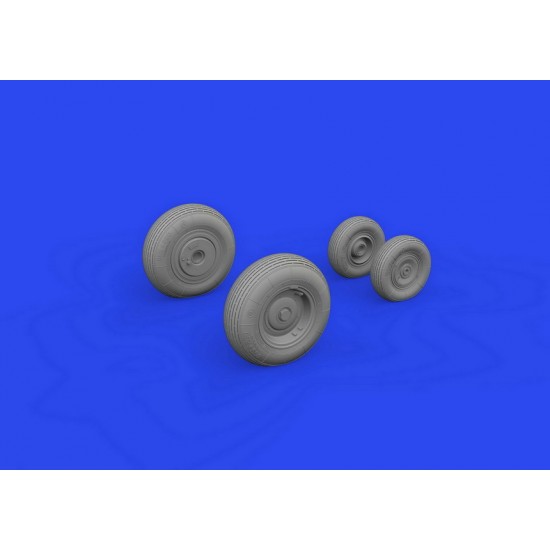 1/48 Mil Mi-8MT Wheels for Trumpeter kits