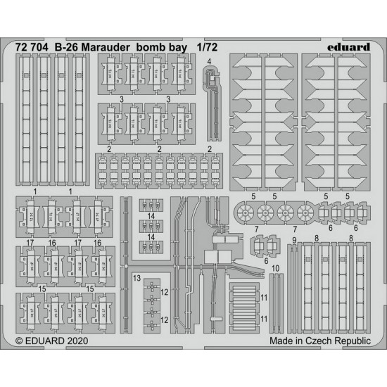 1/72 Martin B-26 Marauder Bomb Bay Set for Eduard/Hasegawa kits