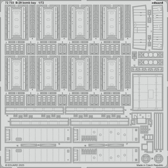 1/72 Boeing B-29 Superfortress Bomb Bay for Hobby 2000/Academy kits