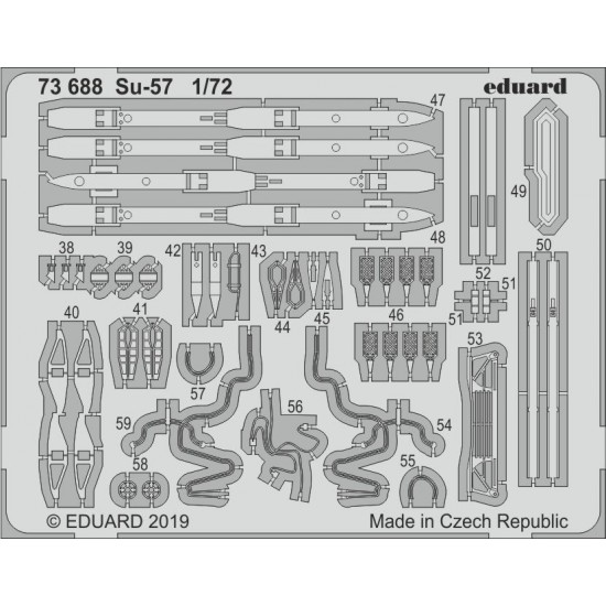 1/72 Sukhoi Su-57 Detail Set for Zvezda kits