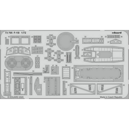 1/72 McDonnell Douglas F-15I Eagle Detail Parts for Great Wall Hobby kits