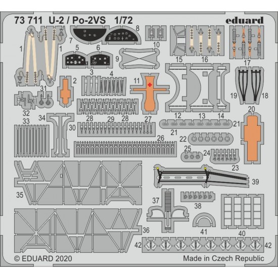 1/72 Polikarpov U-2/Po-2VS Detail set for ICM kits