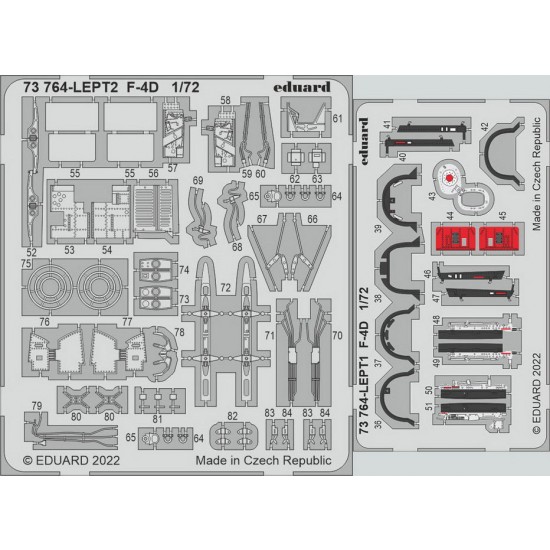 1/72 McDonnell Douglas F-4D Phantom II Detail set for Fine Molds kits