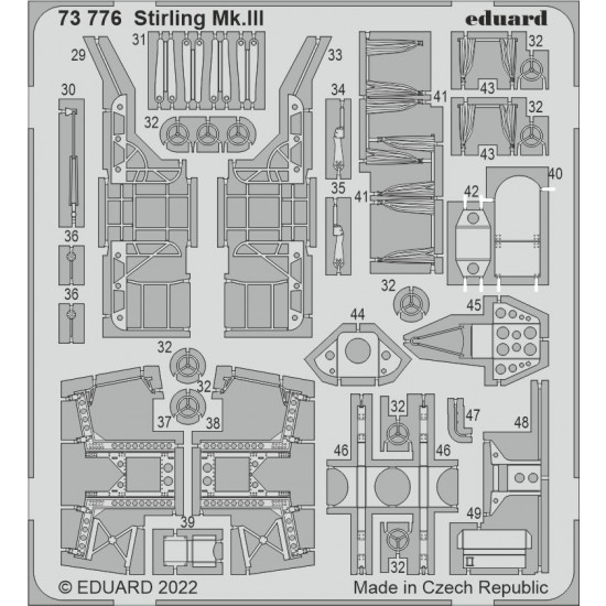 1/72 Short Stirling Mk.III Detail set for Italeri kits