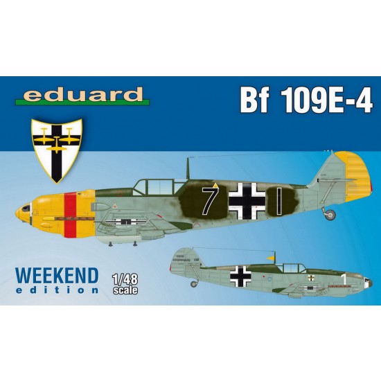 1/48 WWII German Fighter Messerschmitt Bf 109E-4 [Weekend Edition]