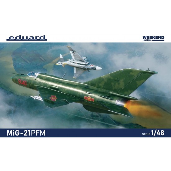 1/48 MiG-21PFM, 4th Generation Soviet Supersonic Fighter [Weekend Edition]