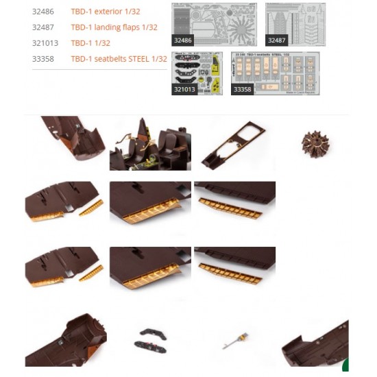 1/32 TBD-1 Super Detail Set for Trumpeter kits