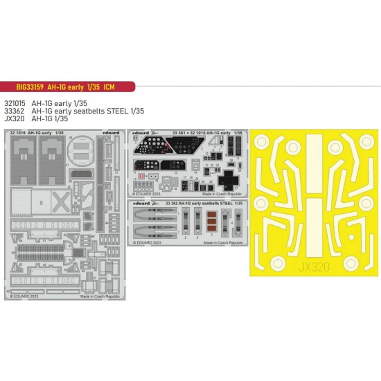 1/35 Bell AH-1G Cobra Early Super Detail Parts for ICM kits