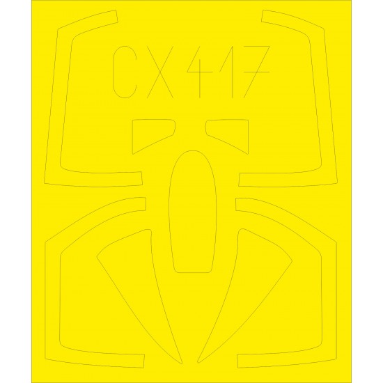 1/72 McDonnell Douglas F-4J Phantom II Paint Mask for Academy kit #12421