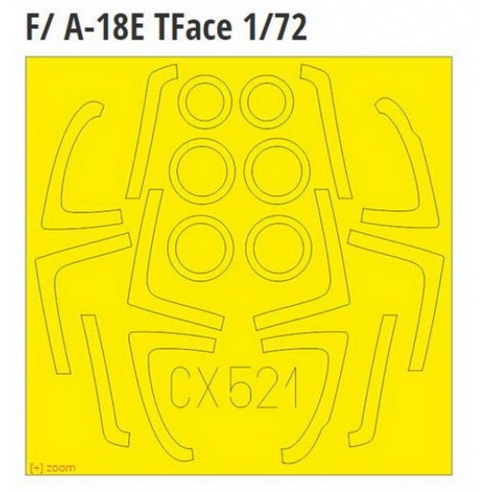 1/72 Boeing F/A-18E Hornet TFace Paint Masks for Academy kits