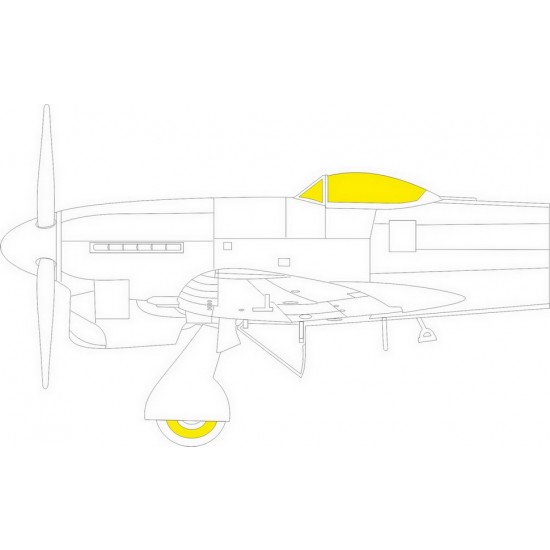 1/72 Hawker Tempest Mk.V Paint Masking for Airfix kits