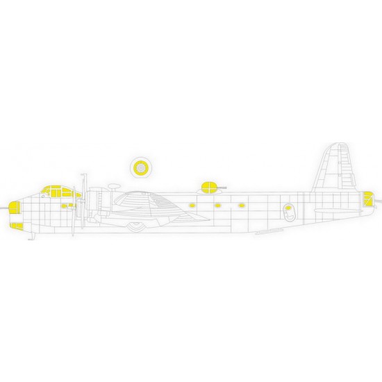 1/72 Short Stirling Mk.III Paint Masking for Italeri kits