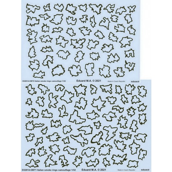 1/32 Italian Smoke Rings Camouflage Decals