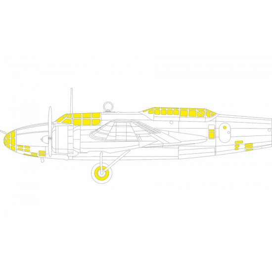 1/48 Mitsubishi Ki-21-I Masks for ICM kits