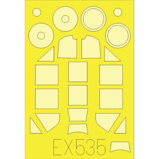 1/48 Messerschmitt Bf 109F-4 Paint Mask for Eduard kit