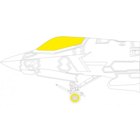 1/48 Lockheed Martin F-35B Lightning II Masking for Italeri kits