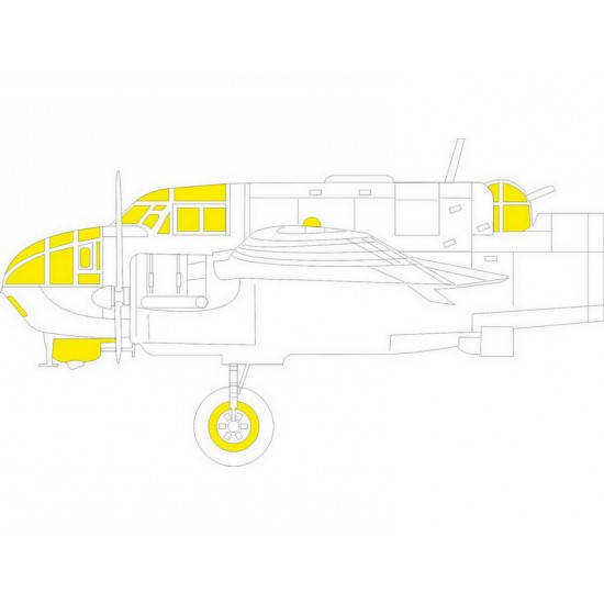 1/48 Bristol Beaufort Mk.I Masking for ICM kits