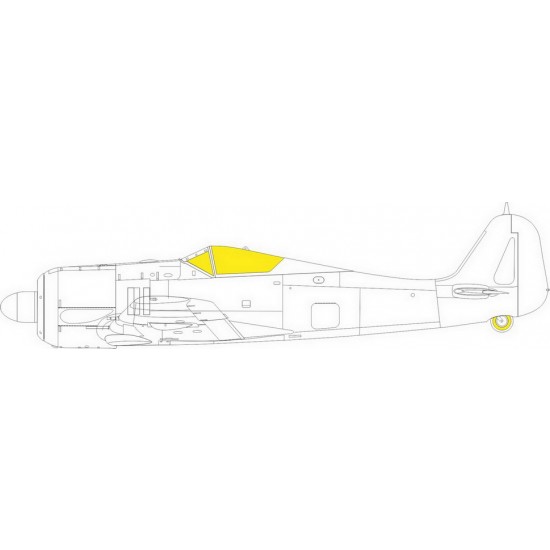 1/48 Focke-Wulf FW 190A-4 Paint Masking for Eduard kits