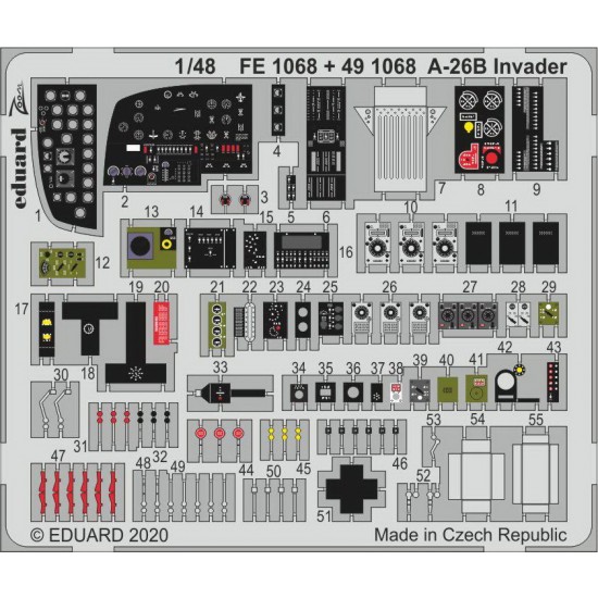 1/48 Douglas A-26B Invader Detail Set for ICM kits