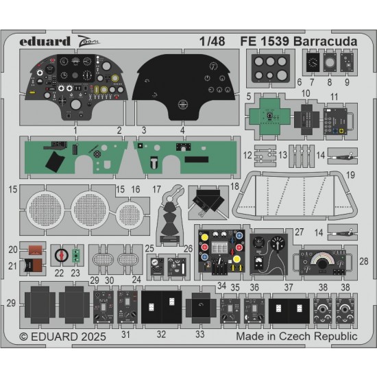 1/48 Fairey Barracuda Detail set for Trumpeter kits