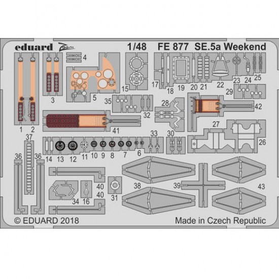 1/48 SE.5a Detail-up Set for Eduard kits [Weekend Edition]
