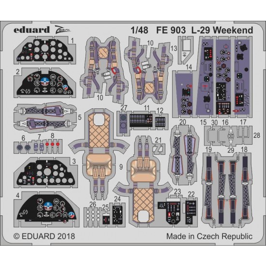 1/48 Aero L-29 Detail Set for Eduard kits