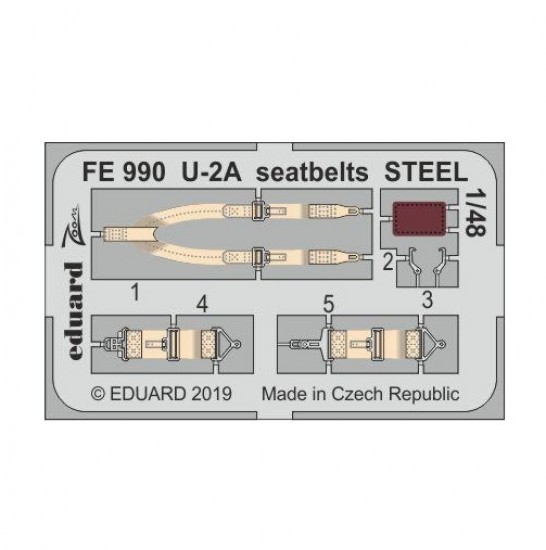 1/48 Lockheed U-2A Seatbelts Set for AFV Club kits