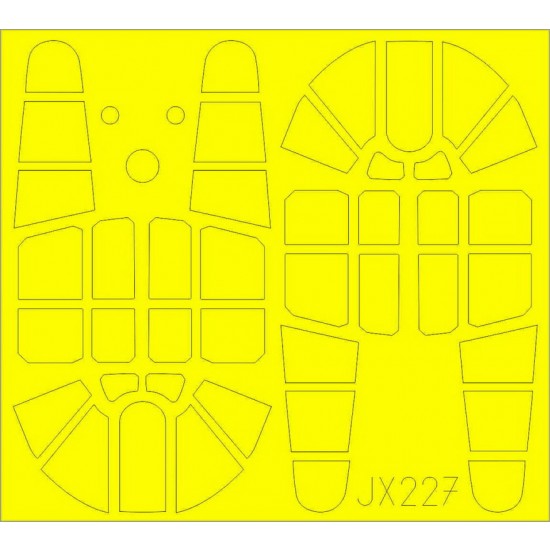 1/32 Curtiss P-40F Warhawk TFace Paint Masks for Trumpeter kits
