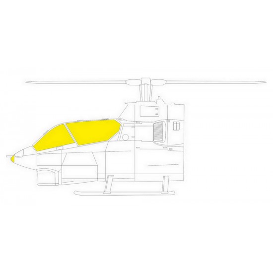 1/32 Bell AH-1G Cobra TFace Paint Masking for ICM kits