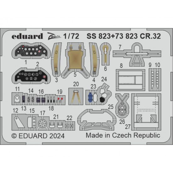 1/72 Fiat CR.32 Detail set for Italeri kits