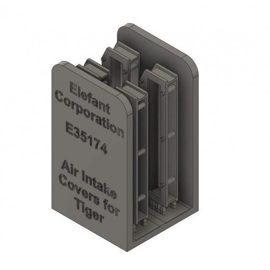 1/35 Tiger I Air Intake Covers (for 4 Vehicles, 2 Variants)