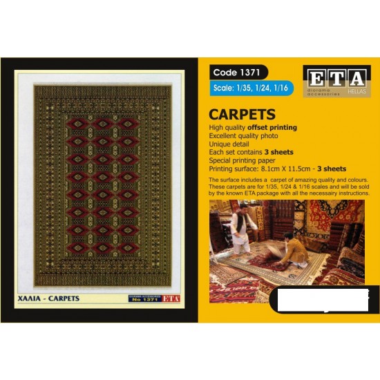 1/35, 1/32, 1/24, 1/16 WWII Carpets Vol.4 (3 sheets)