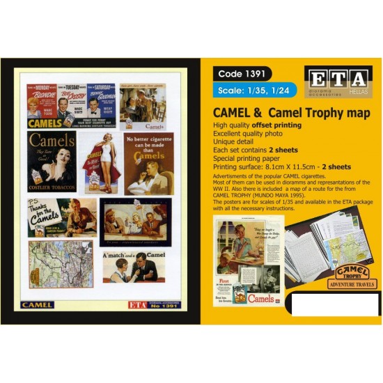 1/35 WWII Camel & Trophy Map (2 sheets)