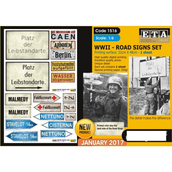 1/6 WWII Road Signs Vol.5
