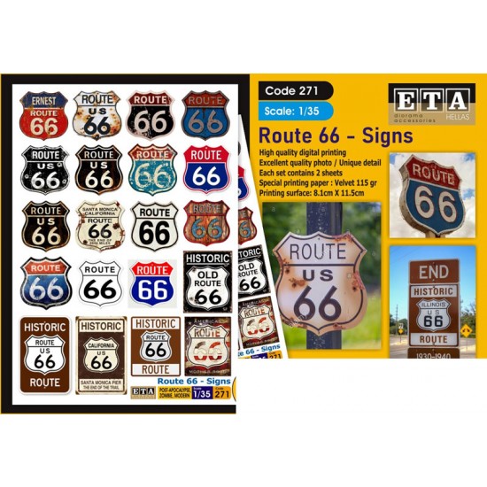 1/35 Route 66 - Signs