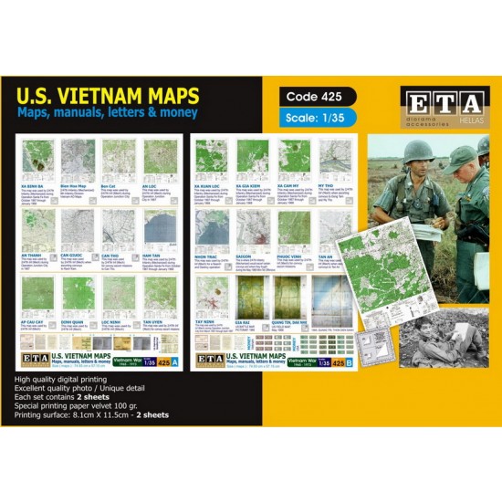 1/35 US Vietnam Maps