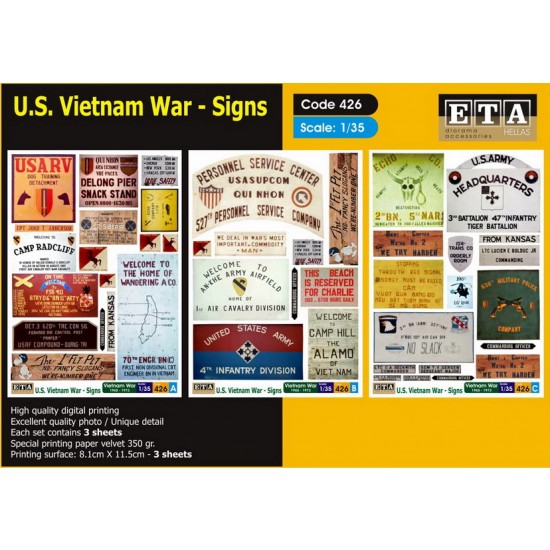 1/35 US Vietnam Signs