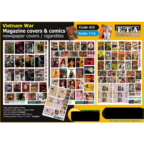 1/16 Vietnam War - US Magazine Covers & Comics